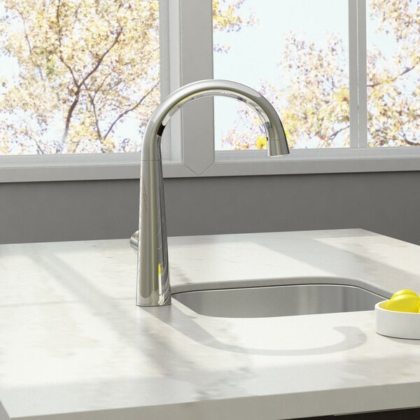 American Standard Edgewater Pull Down Kitchen Faucet And Reviews Wayfair Canada 8109